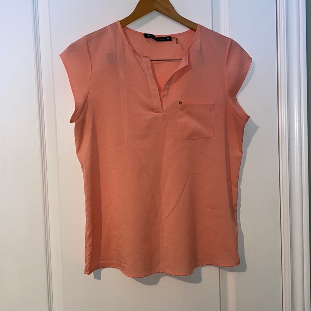 Ivanka Trump Tangerine Blouse